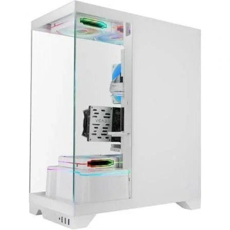 Mars Gaming MC-PRISMA Blanca con Triple Cristal Templado Mars Gaming MC-PRISMA Blanca con Triple Cristal Templado